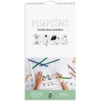 Adlibris Familjekalender 2026 Mumin 220x430 mm Burde