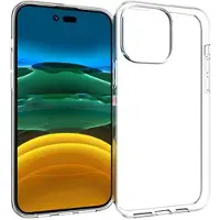 Mtp Products Antiskli iPhone 14 Pro Max TPU-deksel - Gjennomsiktig