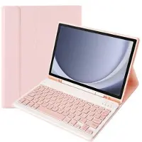 Mtp Products Samsung Galaxy Tab A9+ Etui med Bluetooth-tastatur - Rosa