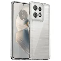 Mtp Products Motorola Edge 50 Pro Ripebestandig Hybrid-deksel - Gjennomsiktig