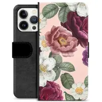 Mtp Products iPhone 13 Pro Premium Lommebok-deksel - Romantiske Blomster