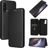 Mtp Products OnePlus Nord CE 5G Flip-deksel - Karbonfiber - Svart