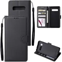Mtp Products Samsung Galaxy S10+ Lommebok-deksel med Stativ - Svart