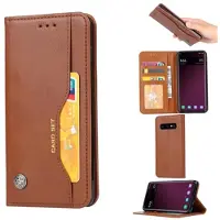 Mtp Products Samsung Galaxy S10 Lommebok-deksel med Stativ - Brun