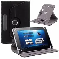 Mtp Products Universelt Roterende Folio-etui til Nettbrett - 7.9-8.4 - Svart