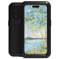 Love Mei iPhone 16 Pro Max Powerful Hybrid-deksel - Svart