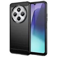 Mtp Products Xiaomi Redmi 14C Børstet TPU Deksel - Karbonfiber - Svart