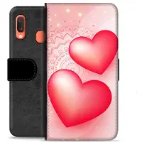 Mtp Products Samsung Galaxy A20e Premium Lommebok-deksel - Love