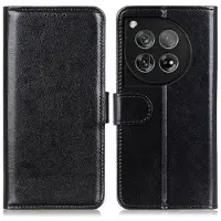 Mtp Products OnePlus 12 Lommebok-deksel med Magnetisk Lukning - Svart