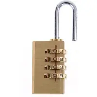 Mtp Products Mini hengelås i messing med kode