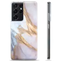 Mtp Products Samsung Galaxy S21 Ultra 5G TPU-deksel - Elegant Marmor