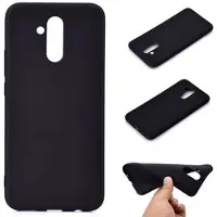 Mtp Products Huawei Mate 20 Lite Mot Fingeravtrykk Matte TPU-deksel - Svart