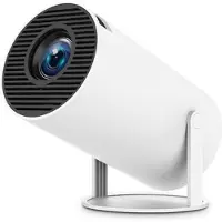 Mtp Products HY300 Pro Android 11 Smart projektor med dobbel WiFi, Bluetooth 5.0 - Hvit