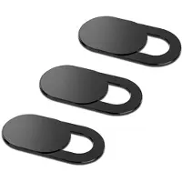 Mtp Products Personvern Kamera Slider Cover - 3 Pcs. - Svart