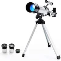Mtp Products Brytende Teleskop med Stativ for Nybegynnere - 90x, 50mm, 390mm