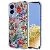 Mtp Products Samsung Galaxy S25 Edge TPU-deksel med blomstermønster - Liljer