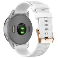 Mtp Products Sportsstropp i silikon til Garmin Forerunner 255 / 255 Music / 265S - Hvit