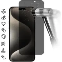 Mtp Products iPhone 17 Pro Privatliv Beskyttelsesglass