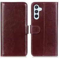 Mtp Products Samsung Galaxy S25/S24 Lommebok-deksel med Magnetisk Lukning - Brun