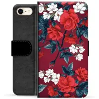 Mtp Products iPhone 7/8/SE (2020)/SE (2022) Premium Lommebok-deksel - Vintage Blomster