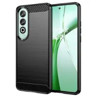 Mtp Products OnePlus Nord CE4 Børstet TPU Deksel - Karbonfiber - Svart