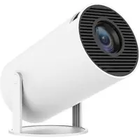 Mtp Products HY300 Android 11.0 bærbar projektor 2.4G / 5G WiFi BT4.1 1280*720dpi 120 Ansi Lumens Hjemmekino mediespiller - EU-kontakt