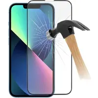 Prio 3D iPhone 13/13 Pro/14 Beskyttelsesglass - 9H - Svart