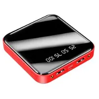 Mtp Products Mini Power Bank 20000mAh - 2x USB - Rød