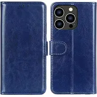 Mtp Products iPhone 14 Pro Lommebok-deksel med Stativ - Blå