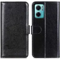Mtp Products Xiaomi Redmi 10 5G/Note 11E Lommebok-deksel med Magnetisk Lukning - Svart