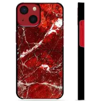 Mtp Products iPhone 13 Mini Beskyttelsesdeksel - Rød Marmor