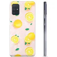 Mtp Products Samsung Galaxy A71 TPU-deksel - Sitronmønster
