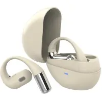 Mtp Products Bluetooth-hodetelefoner med åpne ører og støyreduksjon F15 - Beige