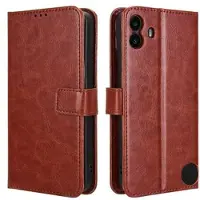 Mtp Products Nothing CMF Phone 1 Lommebok-deksel med Magnetisk Lukning - brun