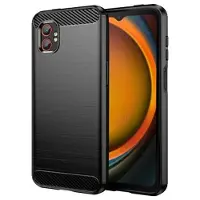 Mtp Products Samsung Galaxy XCover7 Pro Børstet TPU-deksel - karbonfiber - svart