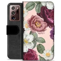Mtp Products Samsung Galaxy Note20 Ultra Premium Lommebok-deksel - Romantiske Blomster