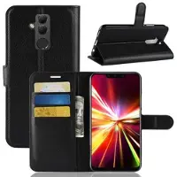 Mtp Products Huawei Mate 20 Lite Lommebok-deksel med Magnetisk Lukning - Svart