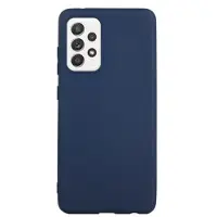 Mtp Products Mot Fingeravtrykk Matte Samsung Galaxy A52 5G TPU-deksel - Mørkeblå