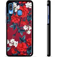 Mtp Products Samsung Galaxy A40 Beskyttelsesdeksel - Vintage Blomster