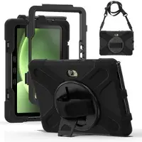 Mtp Products Samsung Galaxy Tab Active5 Pro Heavy Duty 360 Deksel med Håndrem - Svart