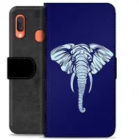 Mtp Products Samsung Galaxy A20e Premium Lommebok-deksel - Elefant