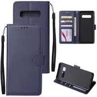 Mtp Products Samsung Galaxy S10+ Lommebok-deksel med Stativ - Mørkeblå