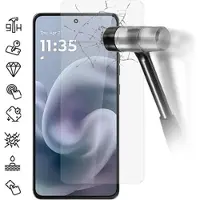 Mtp Products Motorola Moto G86 Power Beskyttelsesglass - 9H - Case Friendly - Gjennomsiktig