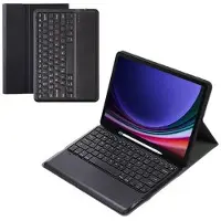 Mtp Products Samsung Galaxy Tab S9+ Etui med Bluetooth-tastatur - Svart