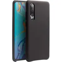 Qialino Premium Huawei P30 Skinndeksel - Svart