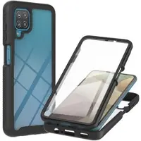 Mtp Products Samsung Galaxy A12 360 Beskyttelse Deksel - Svart / Klar
