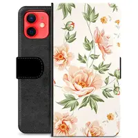 Mtp Products iPhone 12 mini Premium Lommebok-deksel - Floral