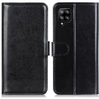 Mtp Products Samsung Galaxy A22 Lommebok-deksel med Magnetisk Lukning - Svart