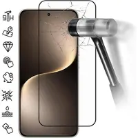 Mtp Products Honor Magic7 Full Cover Beskyttelsesglass - Svart Kant