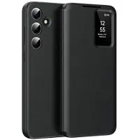 Mtp Products Samsung Galaxy A56 Smart Clear View Flip-etui med kortspor - Svart